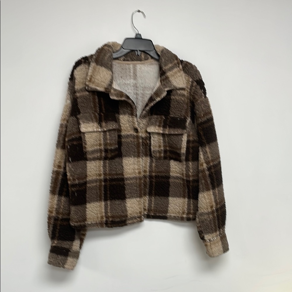 Plaid Brown Jacket